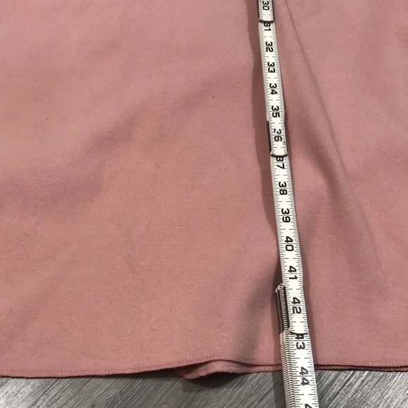 Missquided Mauve Pink Sleeveless Tie Front Duster with Pockets size 10 - Picture 12 of 13